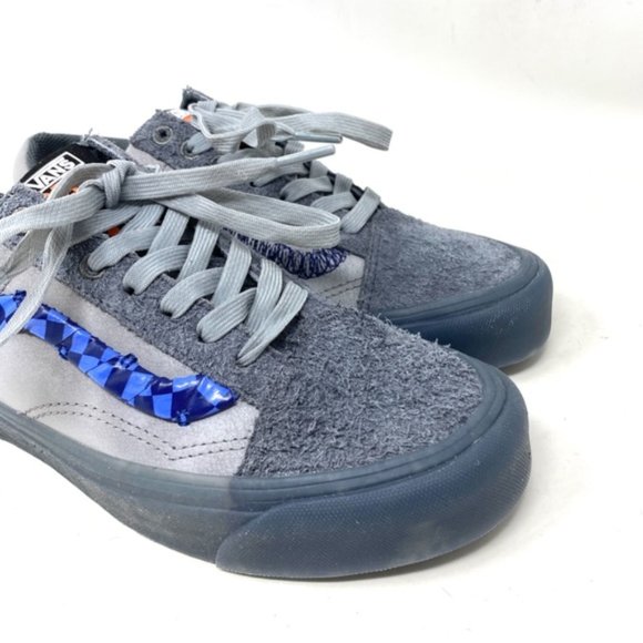 VANS x Rokit Old Skool 36 DX Shoes Suede Gray Low For Women Sneakers VN0000SRBKU - Picture 5 of 10